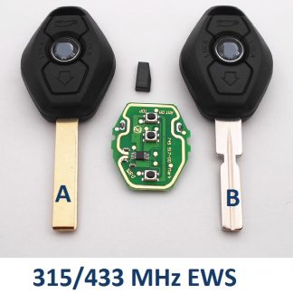 BMW 3 mygtukų nuotolinio valdymo raktas EWS