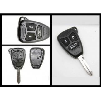 Chrysler trijų mygtukų rakto korpusas