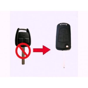 Opel Astra | Vectra | Zafira trijų mygtukų modifikuotas raktas