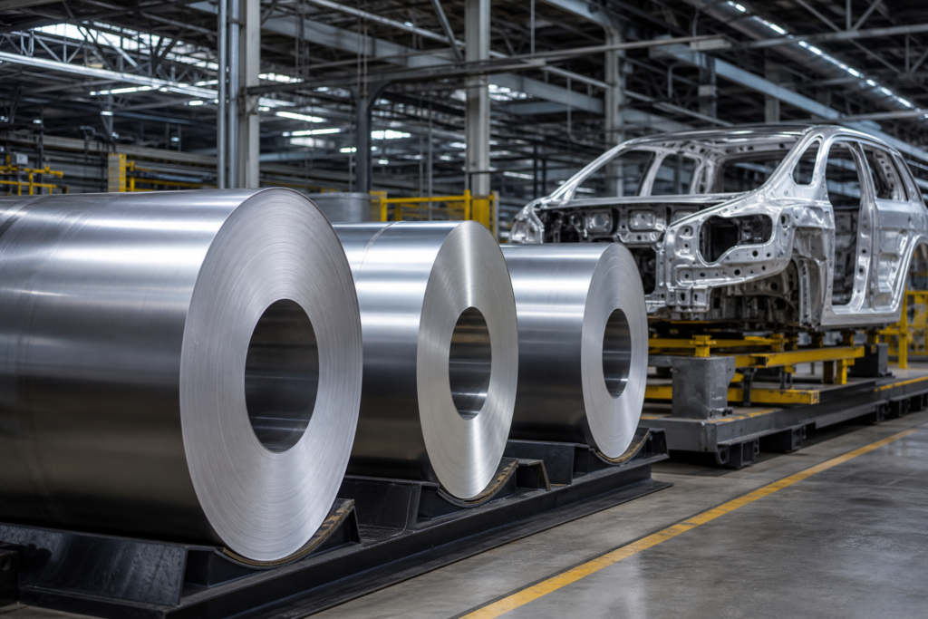 Automobilių pramonė siekia vienodų plieno ir aliuminio kreditų ES