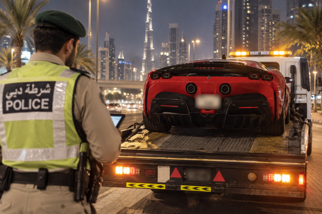 Dubajaus policija nurodė 2 045 triukšmo pažeidimus ir 5 690 neteisėtų pakeitimų atvejų